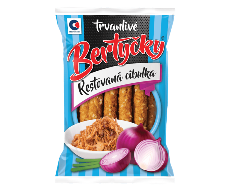 Bertyčky s restovanou cibuľkou
