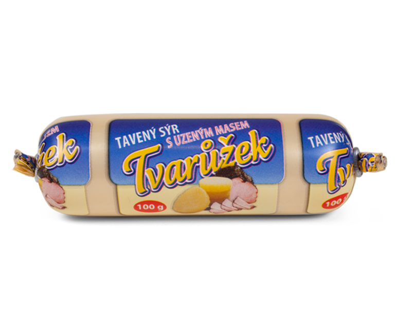 Tvarôžok tavený syr s údeným mäsom