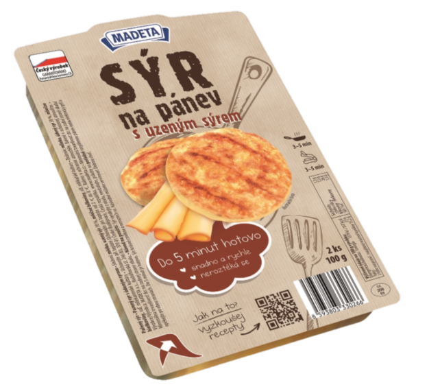 Syr na panvicu s údeným syrom